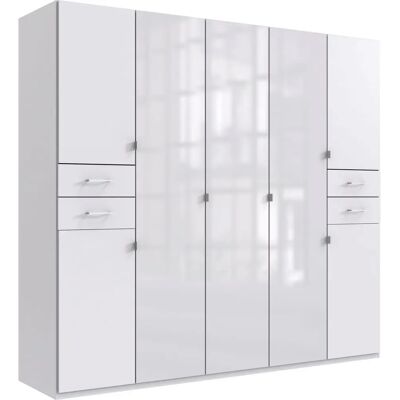 Wimex Danzig Kleiderschrank - 7 Türen, Glasfronten, 225cm Wimex Danzig Kleiderschrank - 7 Türen, Glasfronten, 225cm