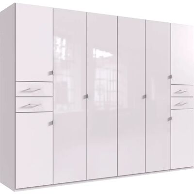 WIMEX Danzig Kleiderschrank - 8 Türen, 8 Einlegeböden, 4 Schubladen - Schrank WIMEX Danzig Kleiderschrank - 8 Türen, 8 Einlegeböden, 4 Schubladen - Schrank