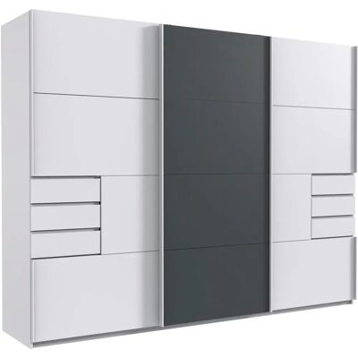 WIMEX Bangkok Weiß Kleiderschrank - 3-türig, Innenausstattung WIMEX Bangkok Weiß Kleiderschrank - 3-türig, Innenausstattung