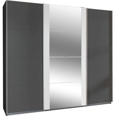 WIMEX Bern Schiebetürenschrank - 3 Türen, 210x225x64cm, Weiß WIMEX Bern Schiebetürenschrank - 3 Türen, 210x225x64cm, Weiß