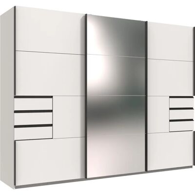 Mid.You Weiße Schiebetürschrank - Kleiderschrank Mid.You Weiße Schiebetürschrank - Kleiderschrank