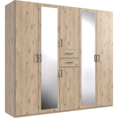 WIMEX Dillingen Kleiderschrank - Viking Eiche - 6 Türen - 225cm WIMEX Dillingen Kleiderschrank - Viking Eiche - 6 Türen - 225cm