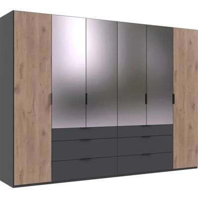 WIMEX Burgos by fresh to go Kleiderschrank - 6 Türen, 6 Schubladen, 6 Spiegel WIMEX Burgos by fresh to go Kleiderschrank - 6 Türen, 6 Schubladen, 6 Spiegel