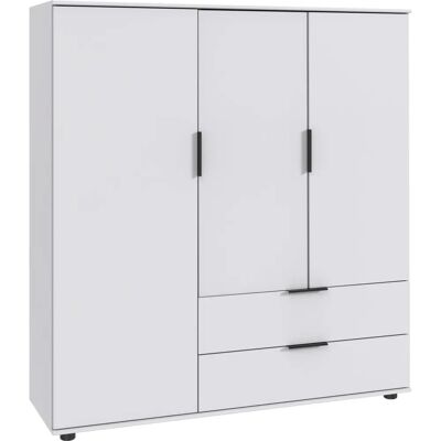 WIMEX Easy Plus Kleiderschrank - 3-türig, 2 Schubladen, 130cm breit WIMEX Easy Plus Kleiderschrank - 3-türig, 2 Schubladen, 130cm breit
