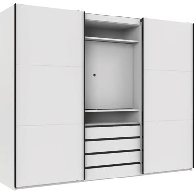 WIMEX Magic by fresh to go Schrank - TV drehbar, 7 Böden, 2 Kleiderstangen WIMEX Magic by fresh to go Schrank - TV drehbar, 7 Böden, 2 Kleiderstangen