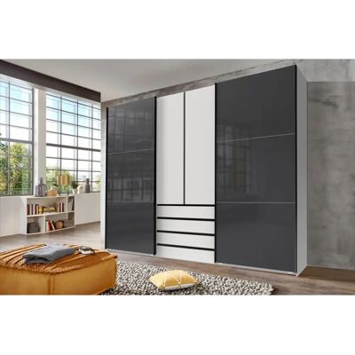 WIMEX Magic by fresh to go Kleiderschrank - Schiebetüren, 7 Einlegeböden, 2 Kleiderstangen WIMEX Magic by fresh to go Kleiderschrank - Schiebetüren, 7 Einlegeböden, 2 Kleiderstangen