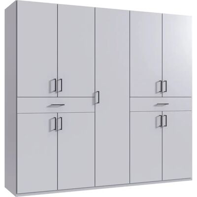 WIMEX Tibet Kleiderschrank - Geräumig Weiß 9-türig WIMEX Tibet Kleiderschrank - Geräumig Weiß 9-türig