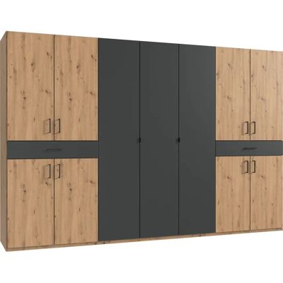 WIMEX Tibet Kleiderschrank - 11-Türen, Grau, Made in Germany WIMEX Tibet Kleiderschrank - 11-Türen, Grau, Made in Germany