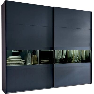 WIMEX Easy Plus Kleiderschrank - 2 Schiebetüren, 3 Regale, 3 Stangen WIMEX Easy Plus Kleiderschrank - 2 Schiebetüren, 3 Regale, 3 Stangen