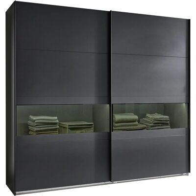 WIMEX Easy Plus Kleiderschrank - Graphit/ Rauchglas - Made in Germany WIMEX Easy Plus Kleiderschrank - Graphit/ Rauchglas - Made in Germany