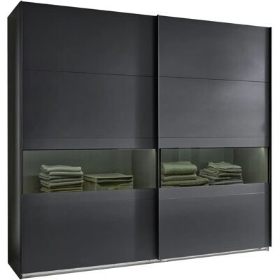 WIMEX Easy Plus Schrank - Graphit/ Rauchglas - Made in Germany WIMEX Easy Plus Schrank - Graphit/ Rauchglas - Made in Germany