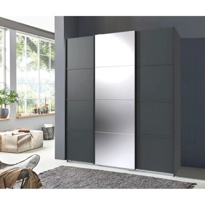 Wimex Jork Kleiderschrank mit Spiegel - Geräumig, Modern Wimex Jork Kleiderschrank mit Spiegel - Geräumig, Modern