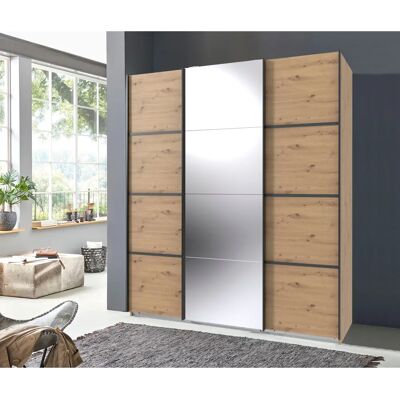 WIMEX Jork Kleiderschrank mit Spiegel, 3-türig - Schrank WIMEX Jork Kleiderschrank mit Spiegel, 3-türig - Schrank