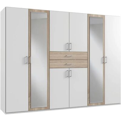 Wimex Diver Kleiderschrank mit Spiegel, 270cm breit - Kleiderschrank Wimex Diver Kleiderschrank mit Spiegel, 270cm breit - Kleiderschrank