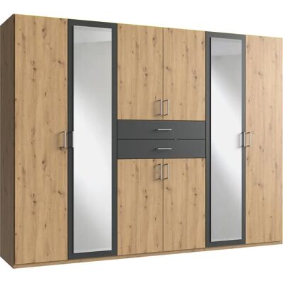 WIMEX Diver Kleiderschrank - 3 Varianten mit Spiegel & Schubladen WIMEX Diver Kleiderschrank - 3 Varianten mit Spiegel & Schubladen