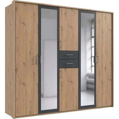 Wimex Diver Kleiderschrank mit Spiegel & Schubladen - 225cm breit Wimex Diver Kleiderschrank mit Spiegel & Schubladen - 225cm breit