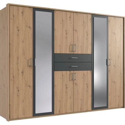 WIMEX Diver Kleiderschrank mit Spiegel, 270cm breit - Schrank WIMEX Diver Kleiderschrank mit Spiegel, 270cm breit - Schrank