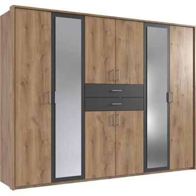 Wimex Diver Kleiderschrank mit Spiegel, Schubladen, 270cm breit - Kleiderschrank Wimex Diver Kleiderschrank mit Spiegel, Schubladen, 270cm breit - Kleiderschrank