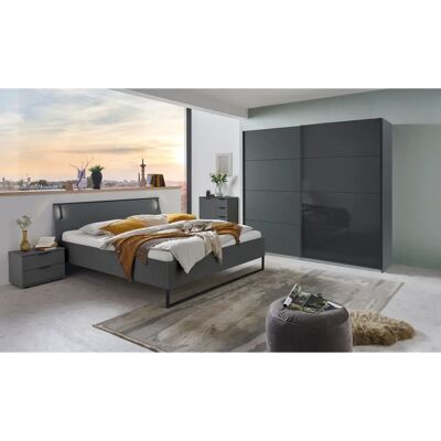 WIMEX Tilburg Kleiderschrank - Schiebetüren, Glasfront - 225cm WIMEX Tilburg Kleiderschrank - Schiebetüren, Glasfront - 225cm
