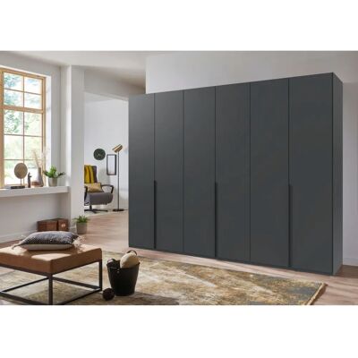 Wimex Mugano Kleiderschrank - Verstellbare Einlegeböden, Dreh Türen, Metallstangen Wimex Mugano Kleiderschrank - Verstellbare Einlegeböden, Dreh Türen, Metallstangen