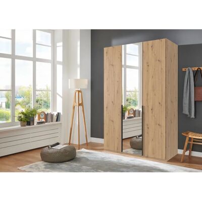 WIMEX Mugano Kleiderschrank - Artisan Eiche Nachbildung, Schwarze Griffe WIMEX Mugano Kleiderschrank - Artisan Eiche Nachbildung, Schwarze Griffe