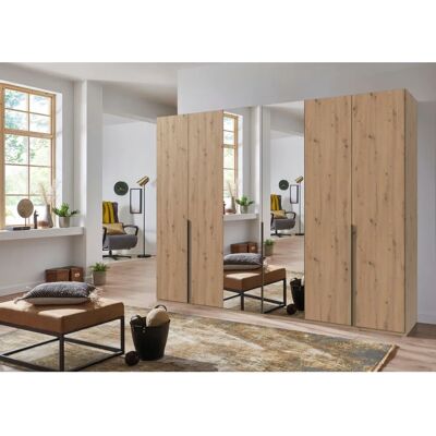 WIMEX Mugano Kleiderschrank - artisan-eiche nachbildung, schwarz Griffe, 270cm breit WIMEX Mugano Kleiderschrank - artisan-eiche nachbildung, schwarz Griffe, 270cm breit