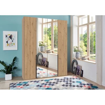 WIMEX Mugano Kleiderschrank - Artisan Eiche Nachbildung - 180cm Breite WIMEX Mugano Kleiderschrank - Artisan Eiche Nachbildung - 180cm Breite
