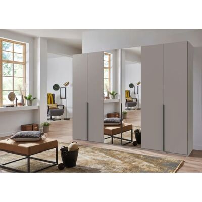 Wimex Mugano Kleiderschrank - Saharagrau, 270cm, 3 Stangen, 5 Böden - Kleiderschrank Wimex Mugano Kleiderschrank - Saharagrau, 270cm, 3 Stangen, 5 Böden - Kleiderschrank