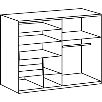 WIMEX Bamberg Kleiderschrank - Schiebetüren, 2 St., 180x198x65 cm WIMEX Bamberg Kleiderschrank - Schiebetüren, 2 St., 180x198x65 cm
