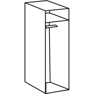 Wimex Münster Kleiderschrank - Eiche Sägerau Nachbildung, Drehtür Wimex Münster Kleiderschrank - Eiche Sägerau Nachbildung, Drehtür
