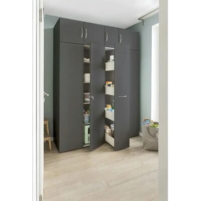 Wimex Multiraumkonzept Hängeschrank - Grau - 80x64x40cm - Stauraum Wimex Multiraumkonzept Hängeschrank - Grau - 80x64x40cm - Stauraum