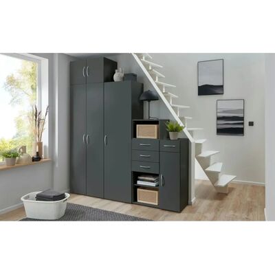 Wimex Multiraumkonzept Regal - Modular, 50x40x126cm, Graphit Wimex Multiraumkonzept Regal - Modular, 50x40x126cm, Graphit