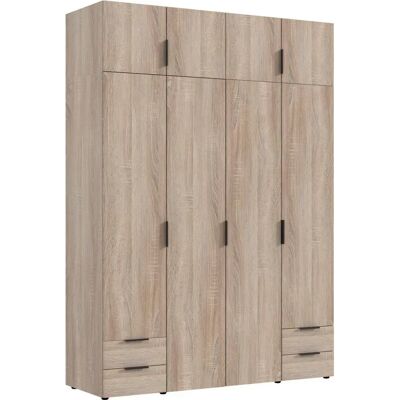 WIMEX Modena Kleiderschrank - Verstellbare Regale, Dreh Türen, Deutschland WIMEX Modena Kleiderschrank - Verstellbare Regale, Dreh Türen, Deutschland