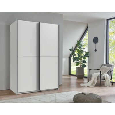 WIMEX Mugano Kleiderschrank - Weiß, 135cm - Schrank WIMEX Mugano Kleiderschrank - Weiß, 135cm - Schrank