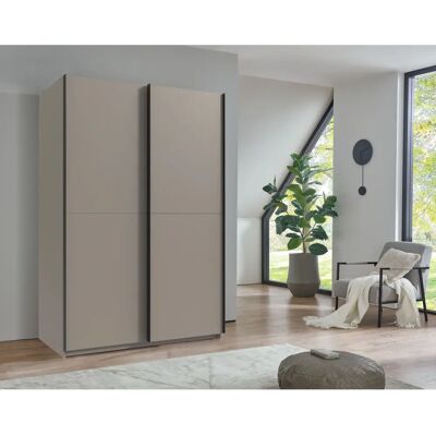 WIMEX Mugano Saharagrau Kleiderschrank - Schwebetürenschrank WIMEX Mugano Saharagrau Kleiderschrank - Schwebetürenschrank