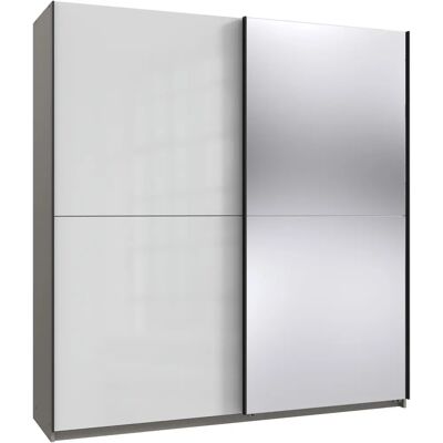 WIMEX Mugano1 Kleiderschrank - Saharagrau - Hochglanz Front - Made in Germany WIMEX Mugano1 Kleiderschrank - Saharagrau - Hochglanz Front - Made in Germany