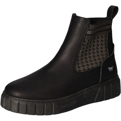 Stivaletti Mustang Nero-Taupe - Ankle Boots Stivaletti Mustang Nero-Taupe - Ankle Boots