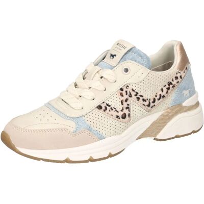 Mustang 488 Beige Mode Sneakers - Schoenen Mustang 488 Beige Mode Sneakers - Schoenen