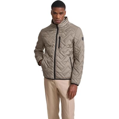 Kurtka casual beżowa BUGATTI Model 50 w stylu pikowanym Kurtka casual beżowa BUGATTI Model 50 w stylu pikowanym