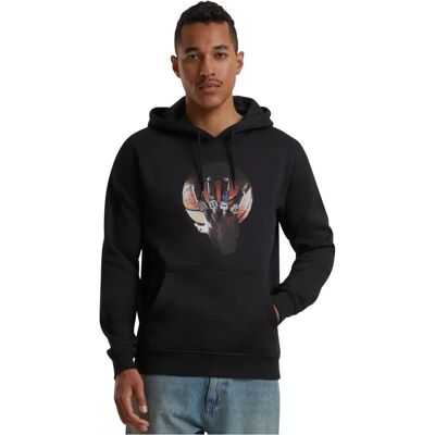Felpa con cappuccio Mister Tee Hail The King - Unisex Nero XS Felpa con cappuccio Mister Tee Hail The King - Unisex Nero XS