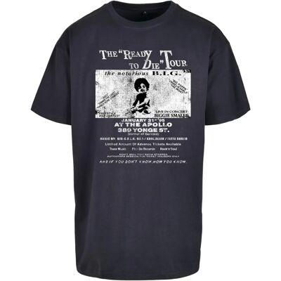 T-Shirt Biggie Tour Navy di MISTERTEE T-Shirt Biggie Tour Navy di MISTERTEE