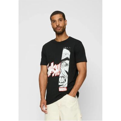 MERCHCODE Angry Hulk Tee - T-Shirt - noir - S MERCHCODE Angry Hulk Tee - T-Shirt - noir - S