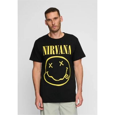 T-Shirt MERCHCODE Nirvana Lithium - Uomo - Nero T-Shirt MERCHCODE Nirvana Lithium - Uomo - Nero