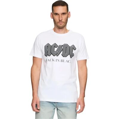 Merchcode ACDC Back In Black T-Shirt - Casual, Unisex, 4XL Merchcode ACDC Back In Black T-Shirt - Casual, Unisex, 4XL