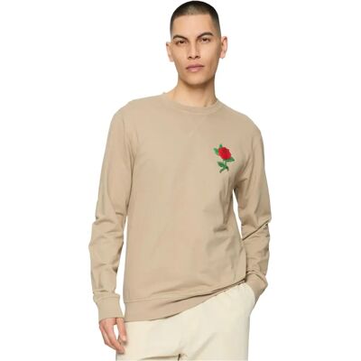 Sweat-shirt Rose Crewneck MISTERTEE - Décontracté, 100% coton Sweat-shirt Rose Crewneck MISTERTEE - Décontracté, 100% coton
