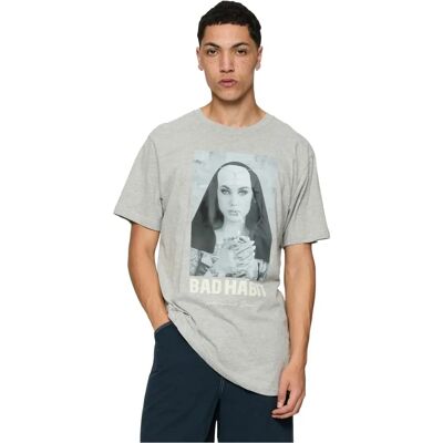MisterTee Bad Habit Tee - T-shirt Casual in Cotone MisterTee Bad Habit Tee - T-shirt Casual in Cotone
