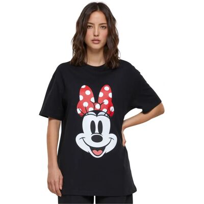 T-shirt Minnie Smiles Noire Merchcode - Femme T-shirt Minnie Smiles Noire Merchcode - Femme