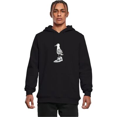 Felpa MisterTee Seagull 5XL Nera - Felpa Felpa MisterTee Seagull 5XL Nera - Felpa