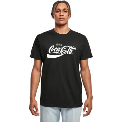T-shirt Merchcode Logo Coca Cola Noir - T-shirt T-shirt Merchcode Logo Coca Cola Noir - T-shirt