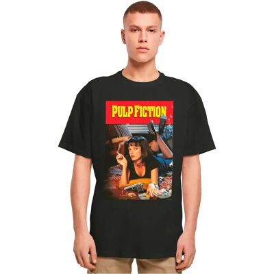 T-Shirt Oversize Merchcode Pulp Fiction - Stile Casuale T-Shirt Oversize Merchcode Pulp Fiction - Stile Casuale